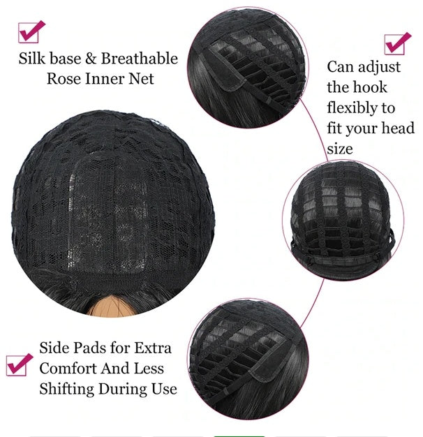 AA Hair Front Wig Womens Brazilian Human Long Curly Lace Wavy Hair Wigs US